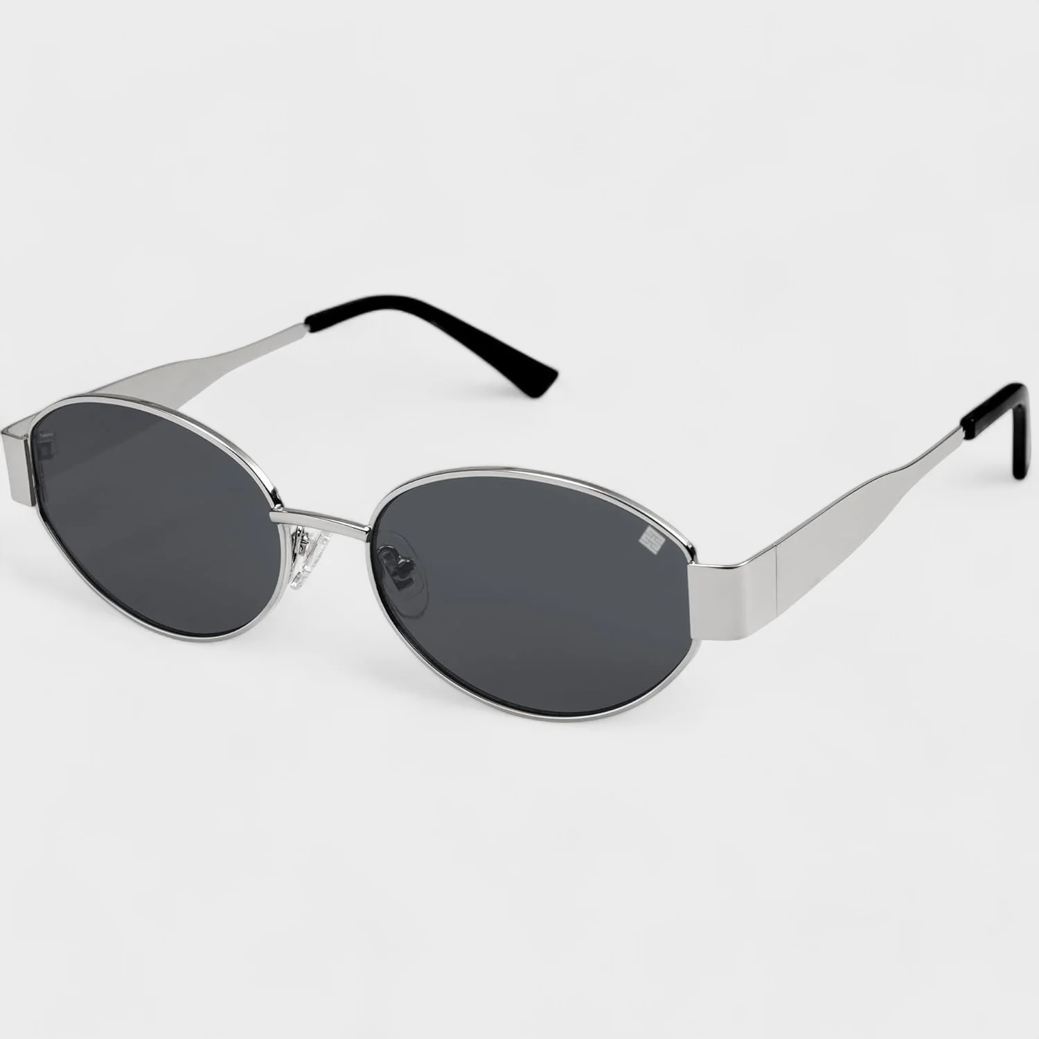 Midnight Edge Oval Sunglasses - Image 2
